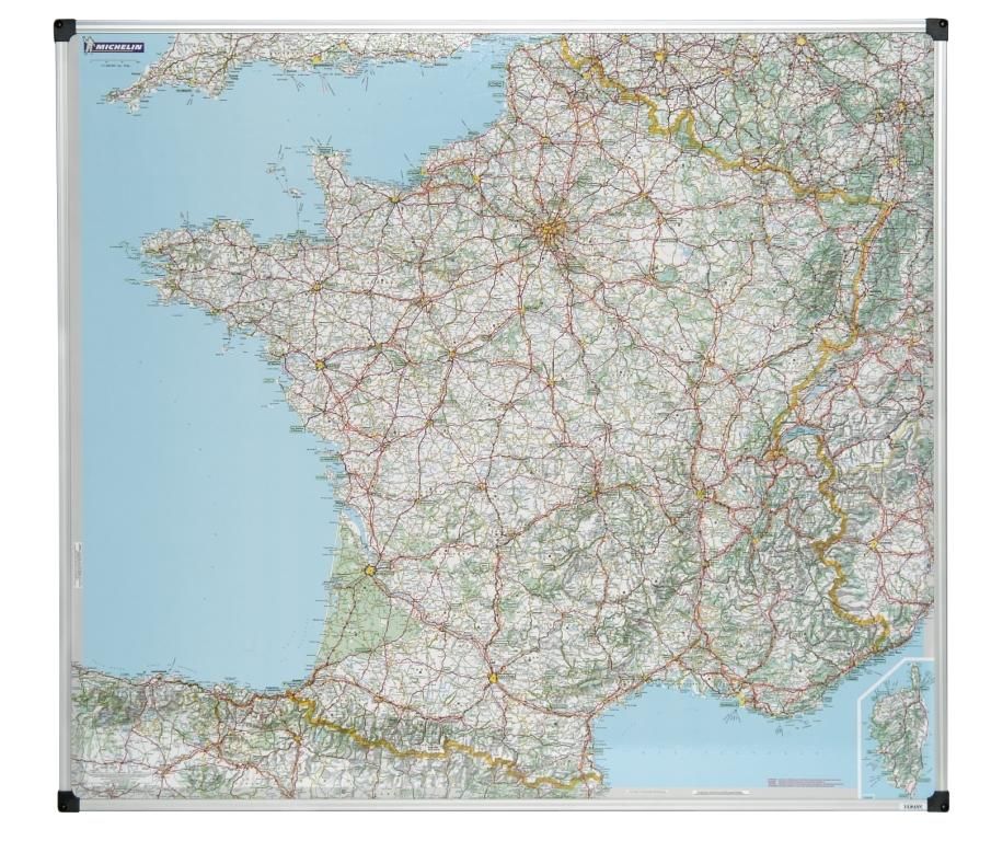 Ma carte de France géante en tableau craie magnétique (Blog Zôdio)