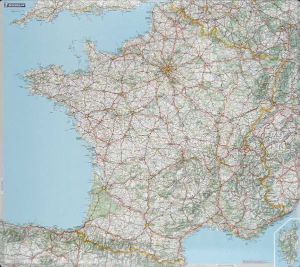 Carte Ile de France souple ou magnétique